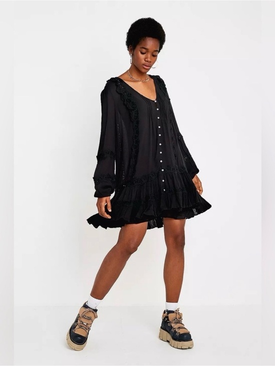 Free People Dresses & Skirts - Free People Snow Angel Mini Dress